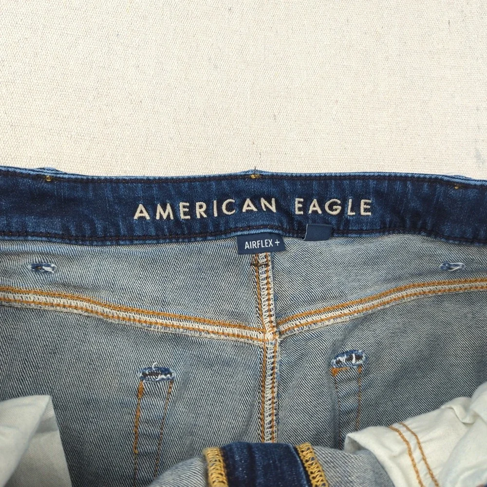 American Eagle Jeans Mens 38x30 Blue Original Boot Cut Western Cowboy